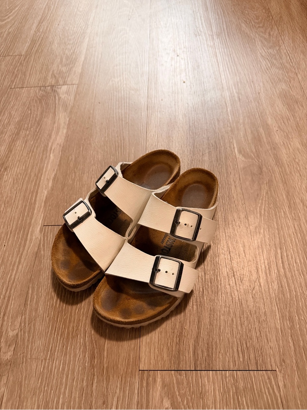 White Birkenstocks size 37